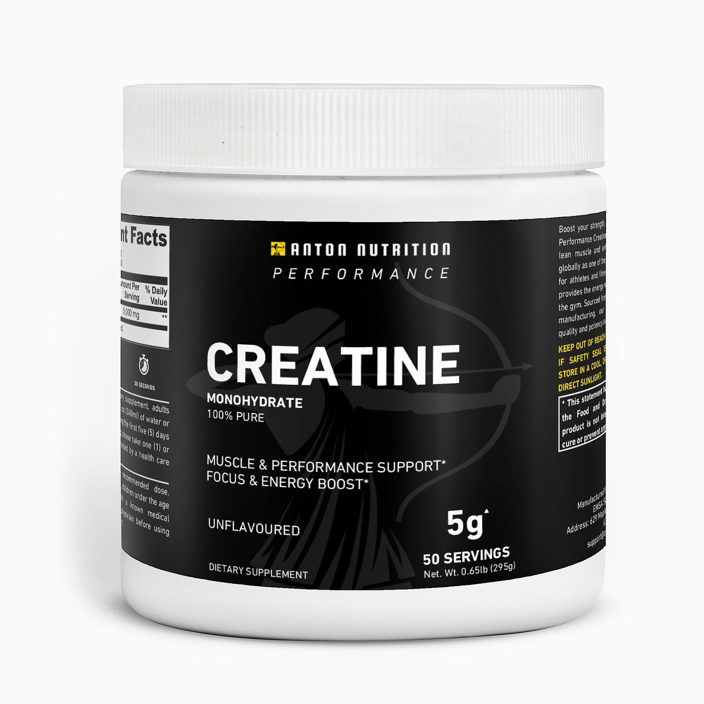 Creatine Monohydrate - Anton Nutrition