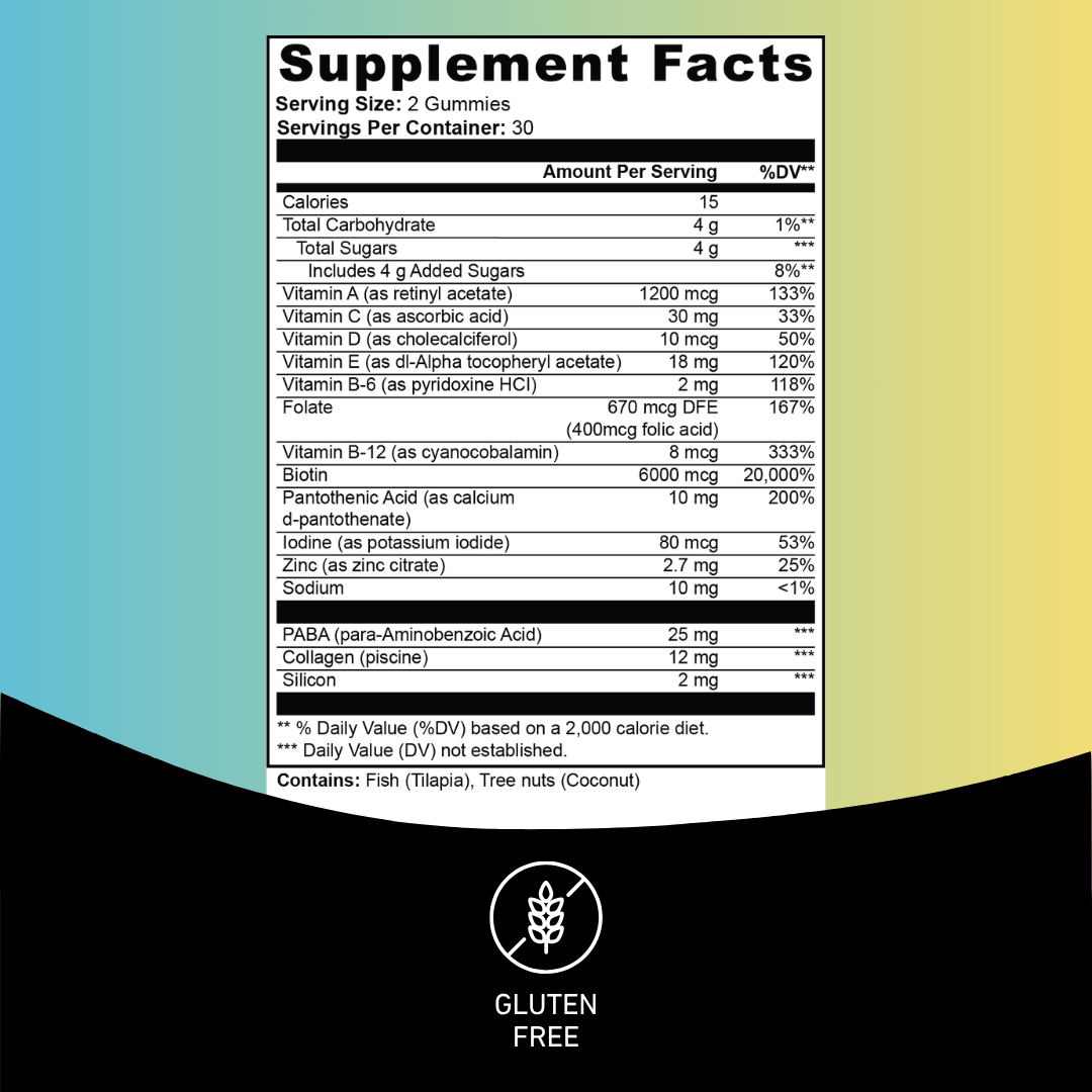 Hair, Skin & Nails Gummies - Anton Nutrition