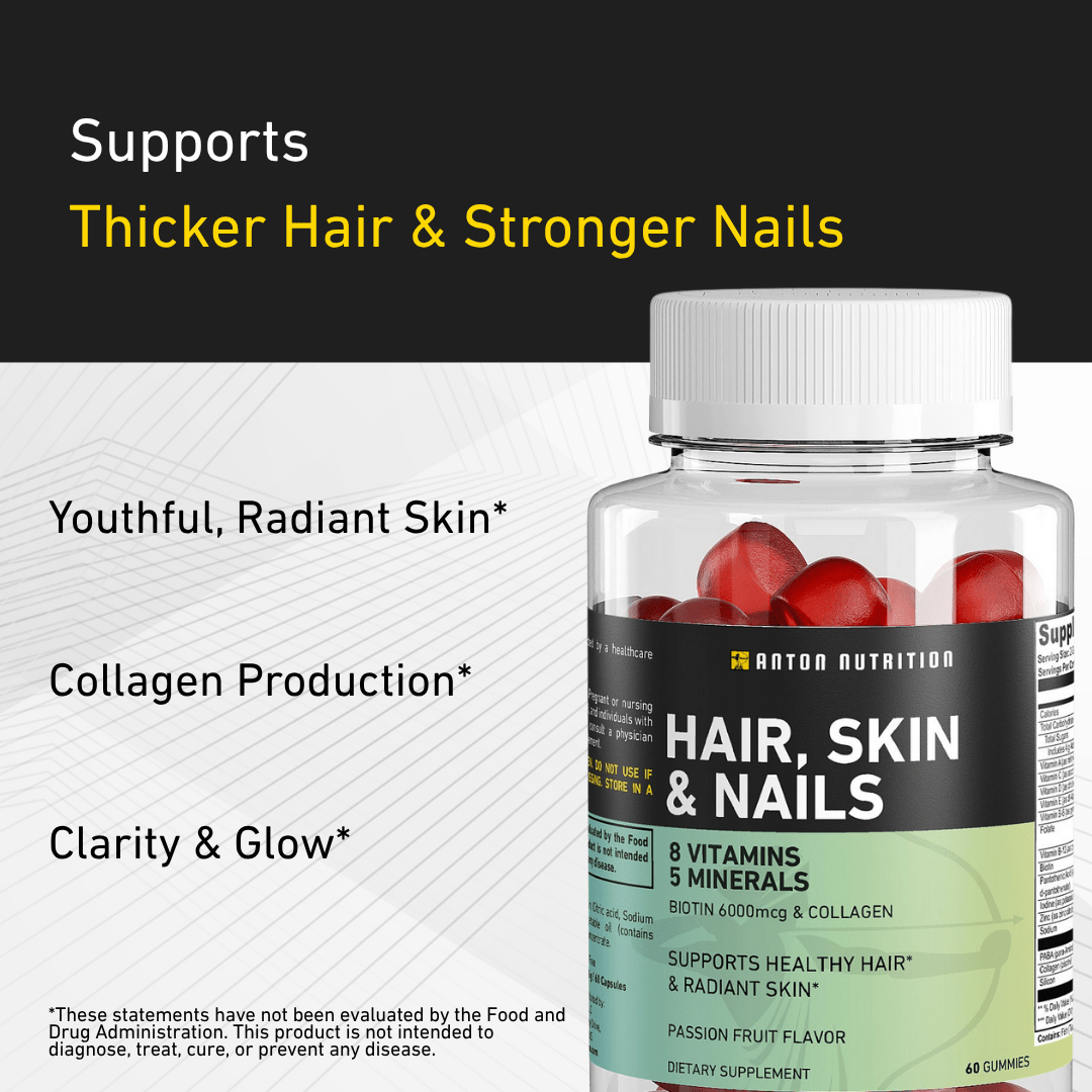 Hair, Skin & Nails Gummies - Anton Nutrition