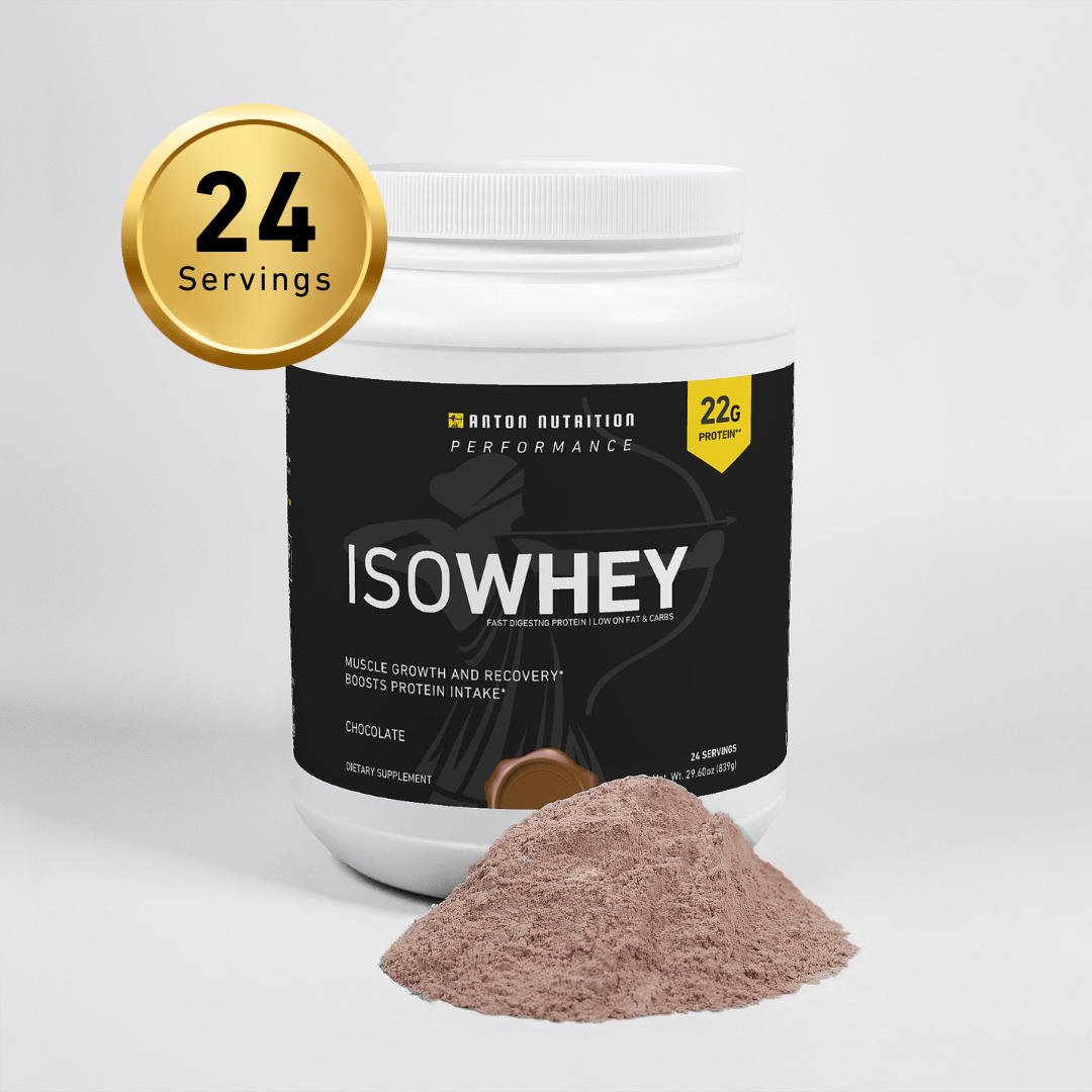 ISOWHEY (Chocolate) - Whey Protein Isolate Powder - Anton Nutrition