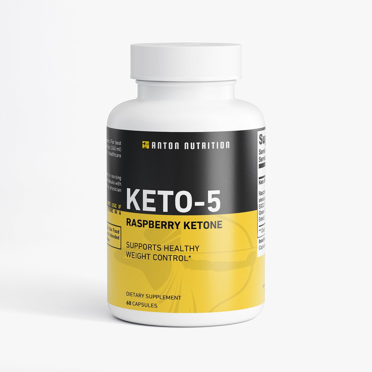 KETO - 5 Dietary Supplement – Metabolism & Energy Support - Anton Nutrition