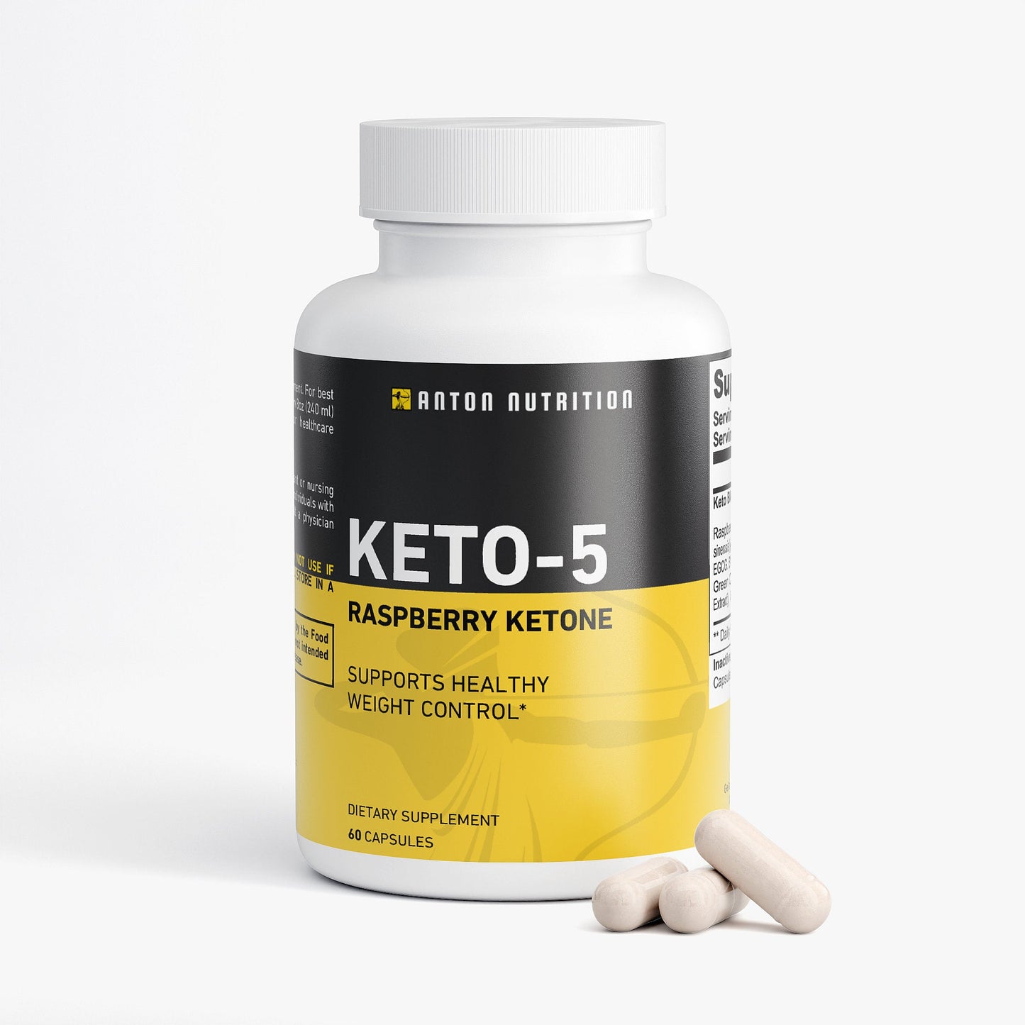 KETO - 5 Dietary Supplement – Metabolism & Energy Support - Anton Nutrition