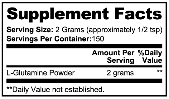 L - Glutamine Powder - Anton Nutrition