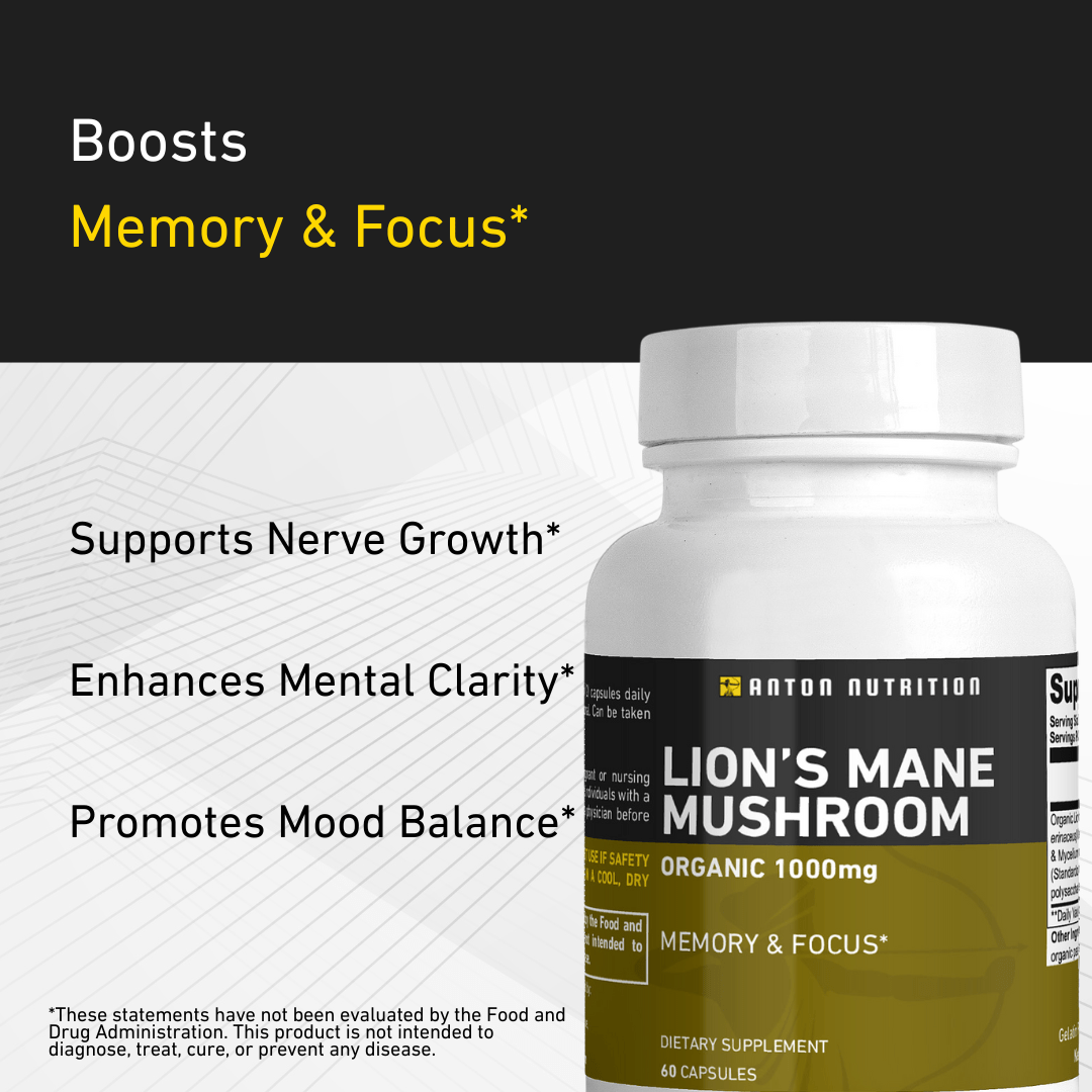 Lion's Mane Mushroom - Anton Nutrition
