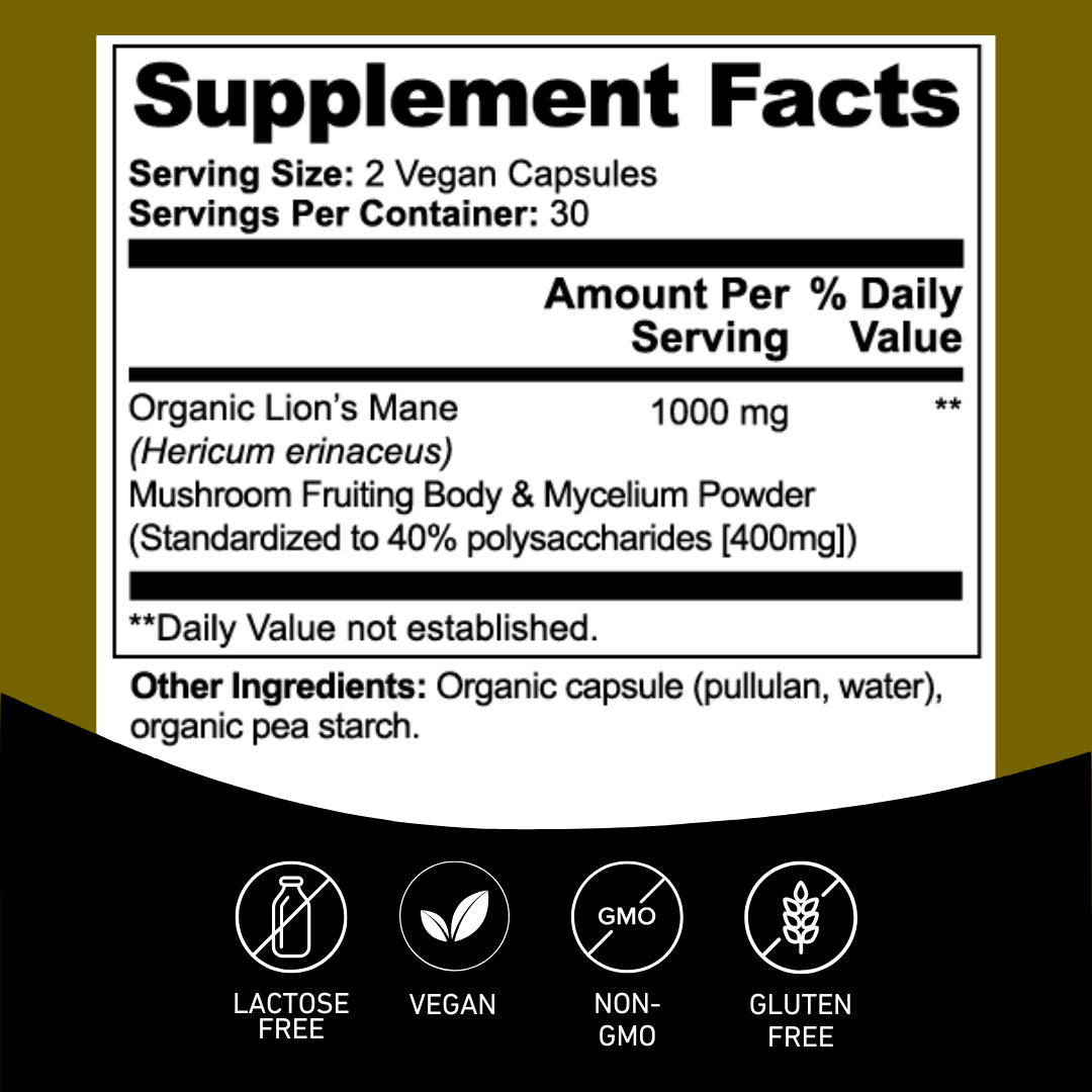 Lion's Mane Mushroom - Anton Nutrition