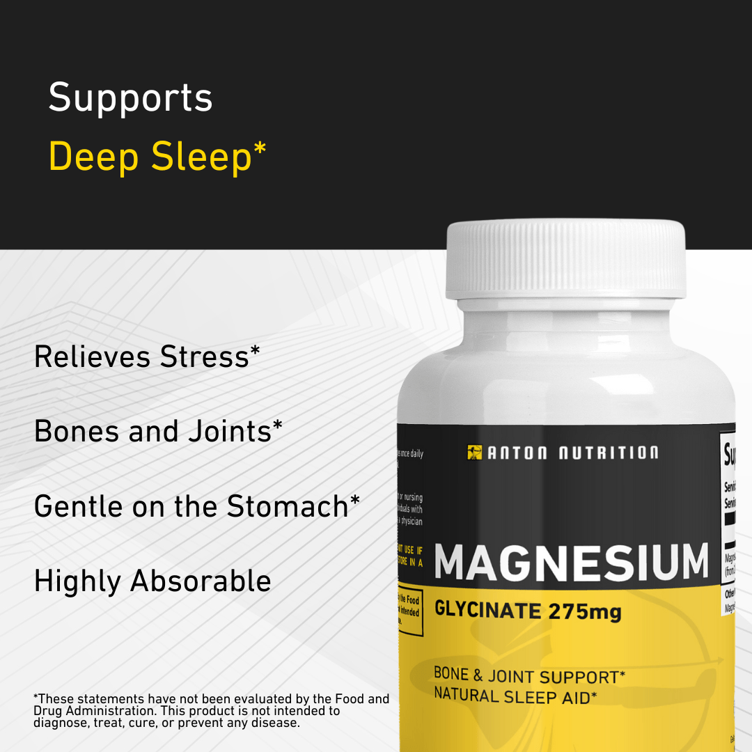 Magnesium Glycinate 275mg - Anton Nutrition