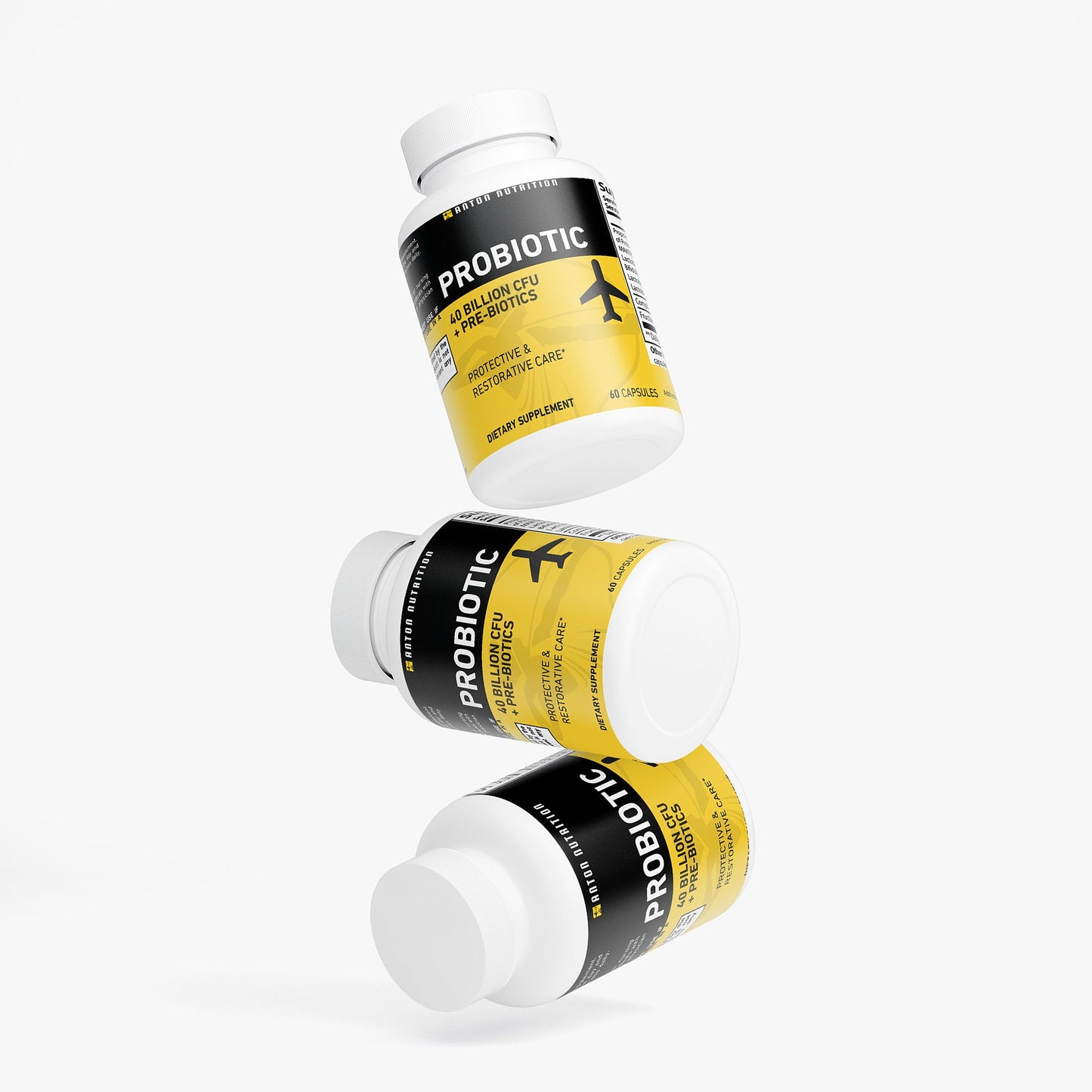 Probiotic Travel - 40 Billion with Prebiotics - Anton Nutrition