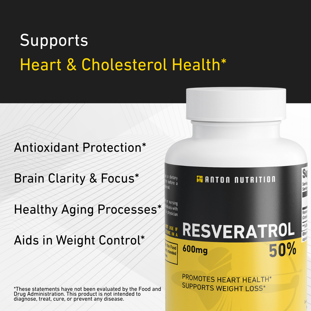 Resveratrol 600mg - Anton Nutrition