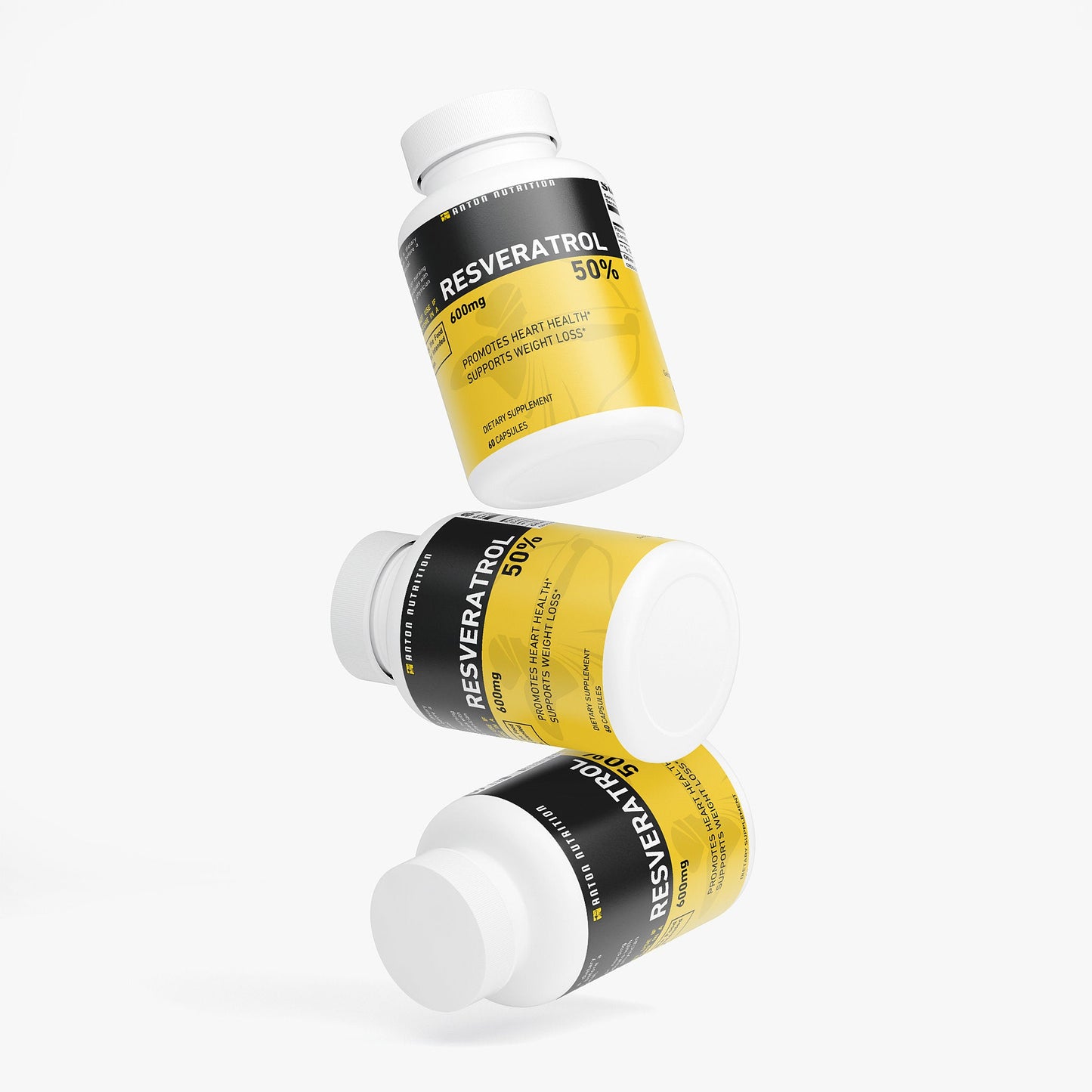 Resveratrol 600mg – Heart Health, Weight Loss & Antioxidant Support - Anton Nutrition