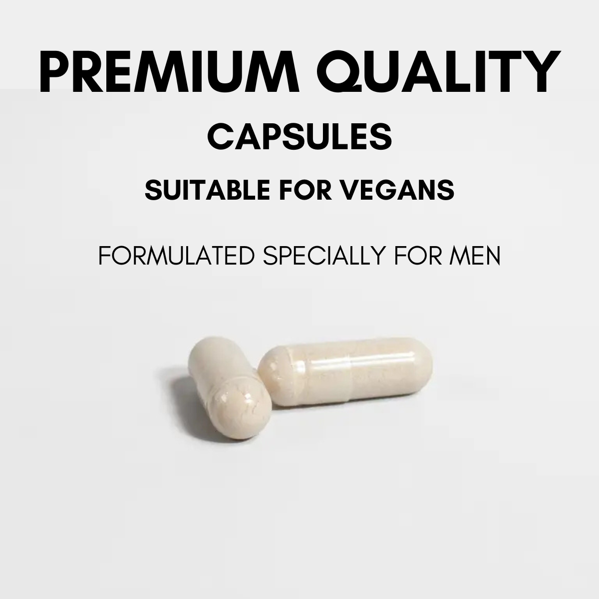 Premium quality Alpha Energy capsules, suitable for vegans, specially formulated for men's health by Anton Nutrition.