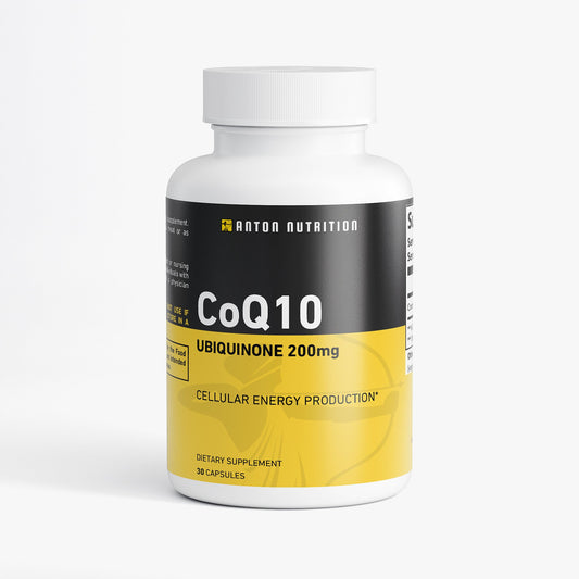 CoQ10 Ubiquinone – Energy, Heart Health & Vitality - Anton Nutrition