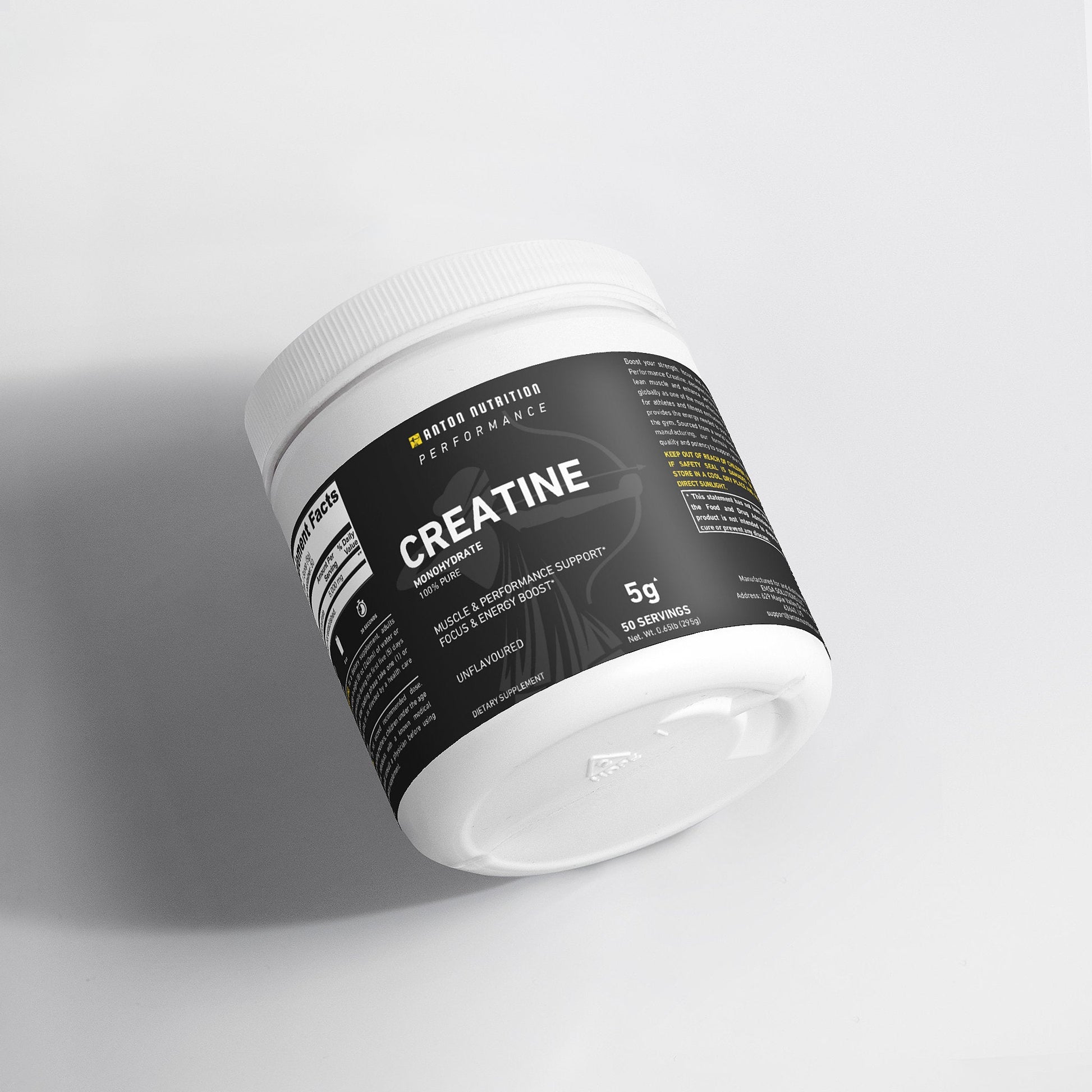 Creatine Monohydrate - Anton Nutrition