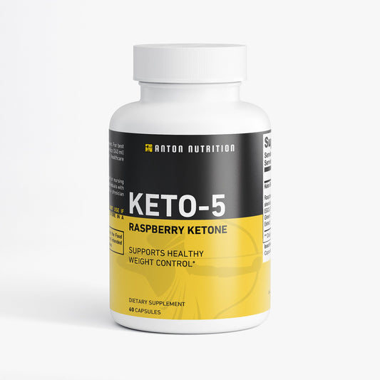 KETO - 5 Dietary Supplement – Metabolism & Energy Support - Anton Nutrition