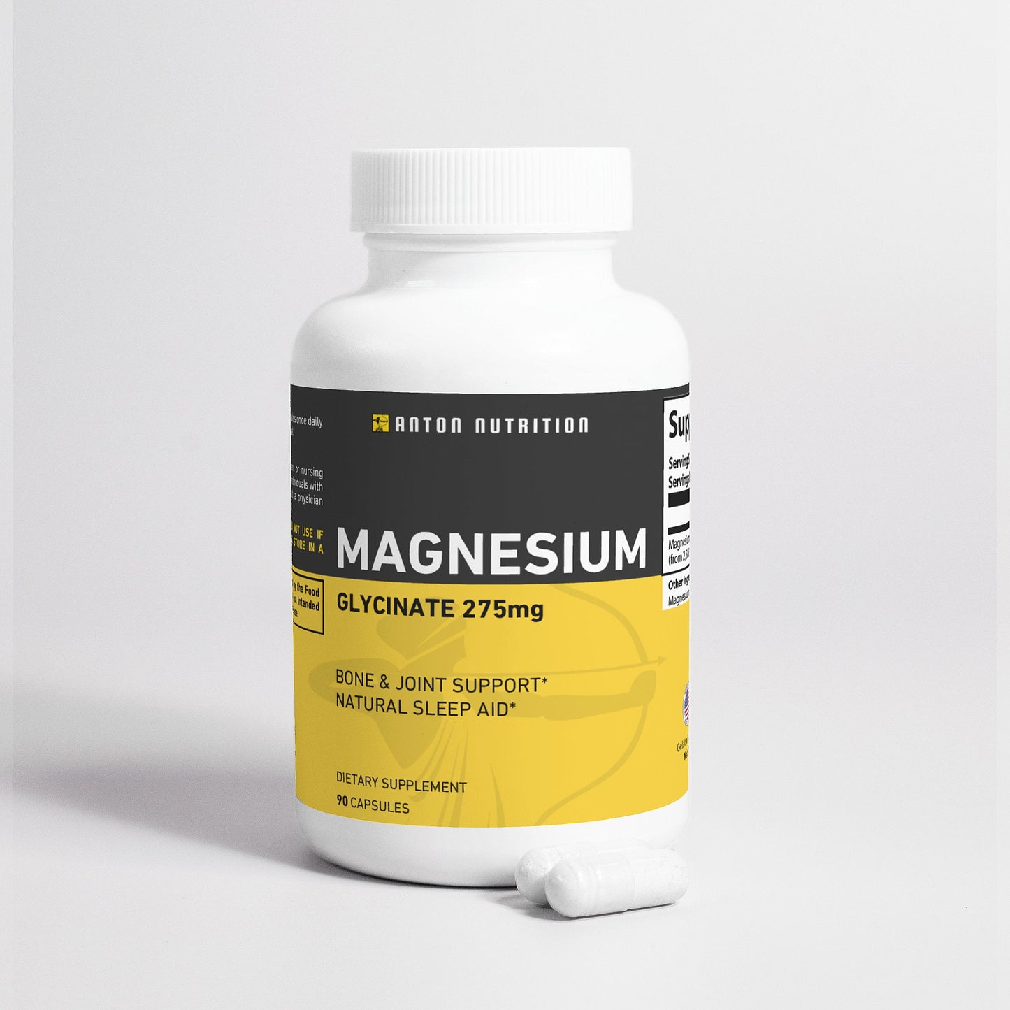 Magnesium Glycinate – Stress Relief, Sleep & Bone Support - Anton Nutrition