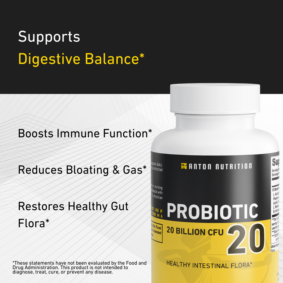 Probiotic 20 Billion CFU - Anton Nutrition