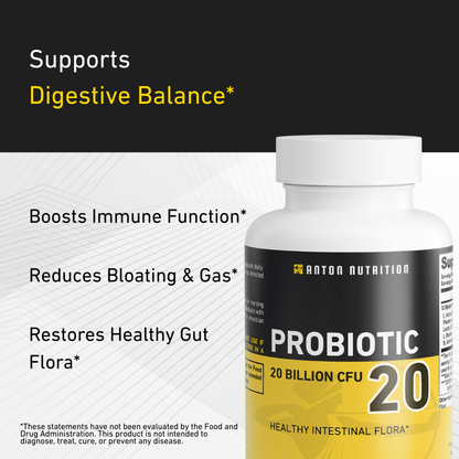 Probiotic 20 Billion CFU - Anton Nutrition