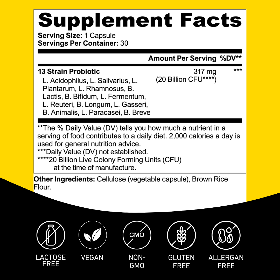 Probiotic 20 Billion CFU - Anton Nutrition