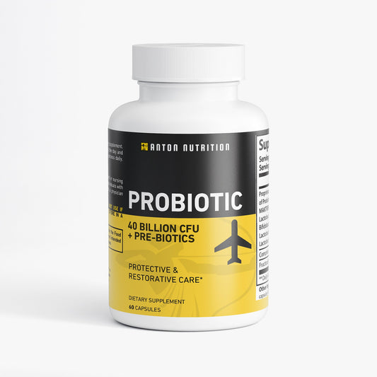 Probiotic Travel - 40 Billion with Prebiotics - Anton Nutrition